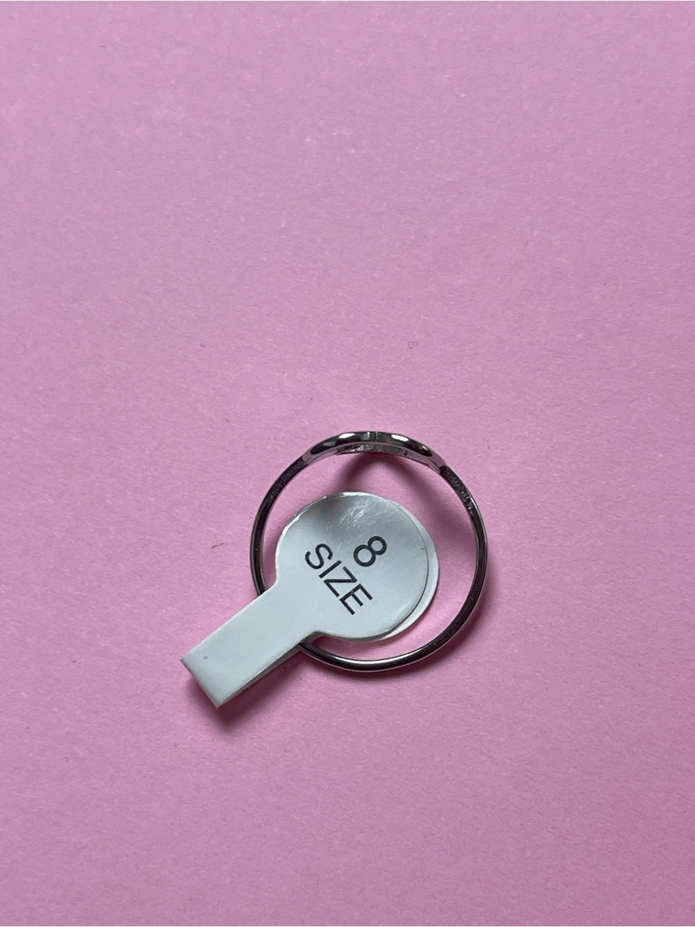 Semicolon heart ring - Picture 2 of 4